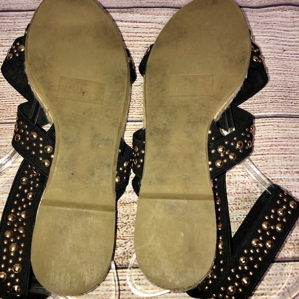 CASTAÑER Inette stud-embellished grosgrain sandals - Picture 6 of 7